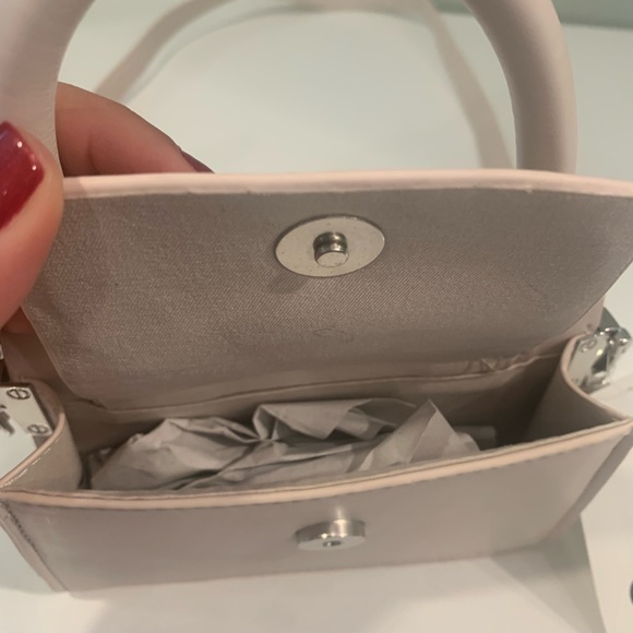 C&A Neutral beige mini purse with straps European brand - Picture 5 of 10